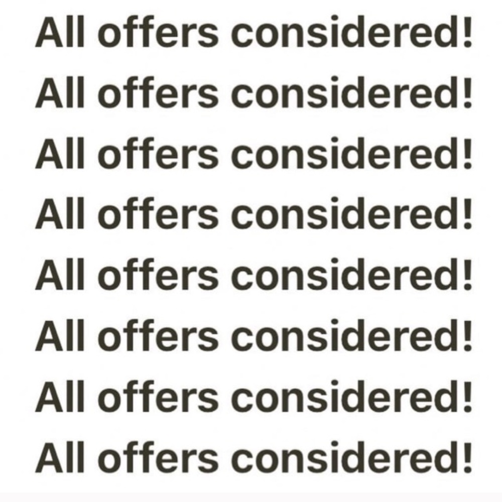 Closing out all listings if they don’t sell!